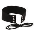 thumbnail image 4 of de Gargantilla de material cuero Ajustable Punk Goth Gargantillo de Cuello - Púrpura , Negro, tal se describe Yinane Gargantilla gótica, 4 of 8