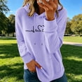 thumbnail image 5 of Ounisa Women's Heavyweight Fleece Heart Graphic Hoodie, Long Sleeve Cozy Sweatshirt with Plush Interior for Extra Warmth and Style, 5 of 9