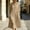 Khaki, variant on QUNYINEY Cotton Linen Women Dresses Midi A Line 3/4 Sleeve Shirt Dress Loose Fit with Pockets Collared Button Solid Dresses S-2XL