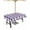 Grey Purple, variant on Lsrtoss Outdoor Tablecloth with Umbrella Hole & Zipper, Orange Red Checkered Square Tablecloth 60x60 Inch, Farmhouse Buffalo Plaid Patio Table Cover Waterproof Table Cloth for Picnic/Party