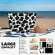 thumbnail image 5 of Easygdp Cow Print Black White Bolsa de Viaje de Playa de Gran Capacidad, Bolsa Tote Perfecta para la Playa, Escapadas de Fin de Semana y Viajes, 5 of 7