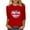 Red, variant on WREESH Womens Great Britain Uk Flag T-Shirts Casual 3/4 Sleeve T-Shirts Basic Crewneck Graphic Tees Loose Fit Pullover Blouses Tunic Tops Red