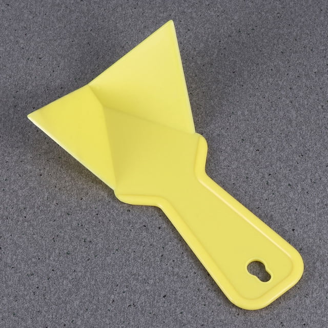 Minkissy 12pcs Plastic Drywall Corner Tool Yellow for Wipe Old Grout during Wall Repair