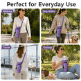 thumbnail image 7 of Lomyolo Water Bottle Carrier Bag for 40oz Tumbler - Neoprene Gym Bottle Holder Pouch with Adjustable Strap, Phone Pocket, Water Bottle Pouch Sleeve Accessories for Fitness, Hiking,Sports,Outdoors, 7 of 7