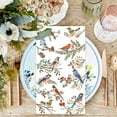 thumbnail image 4 of 100 Pcs Vintage Floral Bird Paper Napkins Disposable Hand Towels for Bathroom, 3 Ply Watercolor Spring Bird Guest Napkins Decorative for Kitchen Dinner Birthday Anniversary Wedding (Retro Flower Bird, 4 of 14