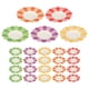 thumbnail image 1 of KAKOWELY 50 platos de papel desechables con forma de flor para fiestas, picnics, 1 of 5