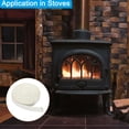thumbnail image 6 of Uxcell 3/4"x 1/8"x118" Wood Stove Gasket, 2Pcs Fiberglass Self Adhesive High Temperature Resistance Seal Rope, White, 6 of 6