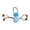 Blue, variant on Natural Wood Catnip Cat Toy Set Interactive Bee Insect Shape Teaser with Sisal Balls and Shaking Sound Design for Indoor Cats Chewing Playing and Daily Dental Health Care - Blue