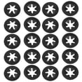 thumbnail image 1 of Unique Bargains 20 Pcs 3mm x 9mm Internal Tooth Starlock Star Lock Locking Washers, 1 of 2