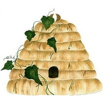 Beehive with Pole Wall Stencil -E204 by Designer Stencils