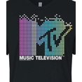 thumbnail image 3 of MTV - Pixel Art Logo - Juniors Cropped Tee, 3 of 5