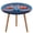 style, variant on 4th of July Round Fitted Tablecloth with Flannel Backing Elastic Table Cloth Waterproof Oil-Proof Plastic Table Cover Table Up 40"-54" Diameter)