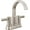 SpotShield Brushed Nickel, variant on Delta 25855LF-BL Albion 1.2 GPM Centerset Bathroom Faucet - Black