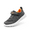 GREY/ORANGE, variant on Boys Girls Fashion Sneakers Running Shoes Knit Athletic Shoes with Hook and Loop