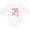 AA-White, variant on Inktastic Dolphin-itely in Love- cute pink dolphin Boys or Girls Long Sleeve Baby Bodysuit