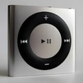 thumbnail image 4 of Reacondicionado (Reacondicionado) iPod Shuffle de Apple de Cuarta Generación, 2 GB, color plata, reproductor de MP3, (MD778LLA, MKMGS22LA), 4 of 4