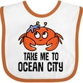 thumbnail image 3 of Inktastic Ocean City Maryland Cute Crab Boys or Girls Baby Bib, 3 of 4