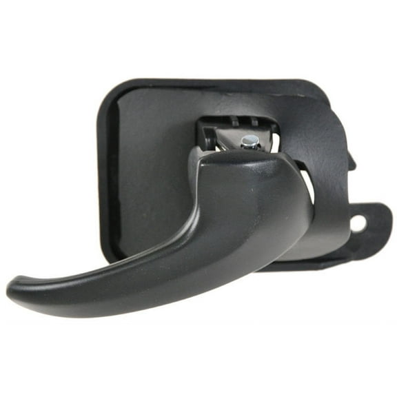 TRQ Black Inside Door Handle Right R Passenger Side for Mustang DHA49519