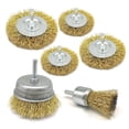 thumbnail image 1 of 6 Pcs Brosse à Fil Roue Brosse pour Gobelet pour Outil Rotatif Polissage Cirage Meulage Rouille et Élimination de Peinture, 1 of 7
