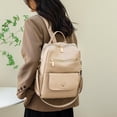 thumbnail image 4 of Mochila de mujer Zulema Multibolsillo PU Beige, 4 of 5