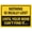 Warning Sign 3, variant on Warning Notice Traffic Sign - Guard Dog Working at Night, 8"x12" Aluminum Safety Tin Sign, Workplace Sign, Dog Security Alert, Outdoor Traffic Sign