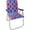 Blue/Red, variant on Lawn Chair USA - Classic Folding Aluminum Webbed Chair - Durable, Portable, and Comfortable Outdoor Chair - Ideal for Camping, Sports, and Concerts - Charleston With Green Arms