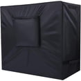 thumbnail image 4 of Waterproof Oxford Fabric Refrigerated Cart Cover, Black, Sun Protection Shield for Outdoor Beverage Trolley Patio Freezer Use, 4 of 6