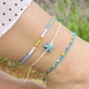 thumbnail image 3 of 2 juegos de pulseras para niñas adolescentes y mujeres, pulseras de cuerda impermeables, tobilleras de playa de verano, pulsera tejida, 3 of 5