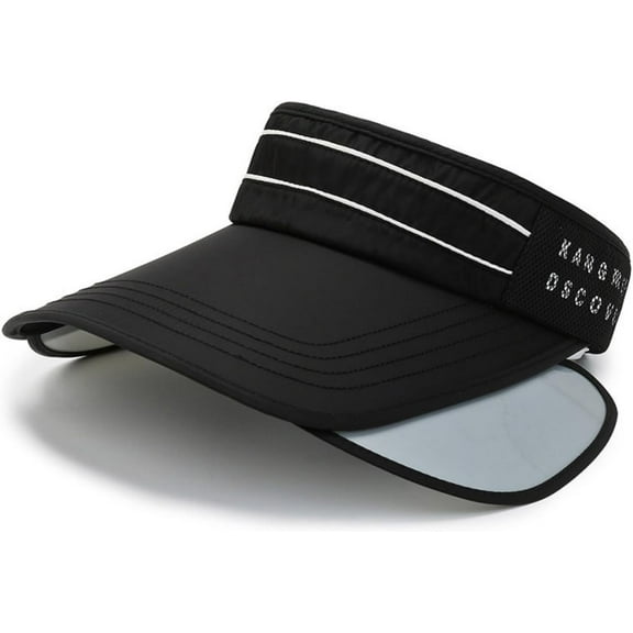 Sun Visor Hat for Women and Men Retractable Brim Sport Hat Adjustable Wide Brim Visor Hat Sun Protection Cap