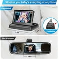 thumbnail image 2 of 4.3" HD Screen Rear Mirror Camera Car Back Seat Baby Monitor Night Vision w/Belt, 2 of 6