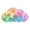 B, variant on 2026 New DIY USB Powered LED Light Decor LED Cloud Light With Music Rgb+ic Music Sync 3D Cotton Ceiling Cloud Lights For Bedroom & Gaming Room