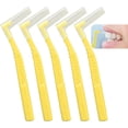 thumbnail image 1 of HOLIV 5pcs L Shaped Interdental Brushes for Effective Tooth Care，Portable L Shaped Interdental Brushes(Yellow), 1 of 7