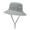 Grey, variant on Little Girls Sun Hat Llama Cactus Print UPF 50+ Bucket Cap,Light Purple