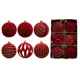 thumbnail image 3 of Adornos de bolas de Navidad de 8cm, vino tinto/verde/blanco, flocado, decoración de fiesta de árbol de Navidad, esferas navideñas de Año Nuevo 2024, 3 of 5