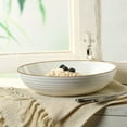 thumbnail image 7 of Famiware Jupiter 4-Piece Stoneware 30 oz Pasta Bowls Sets, White, 7 of 7