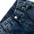 thumbnail image 6 of KIDSCOOL SPACE Girls Slim Denim Pants,18M-14T Wide Age Ranges Stretchy Jeans,Mid Blue,3-4 Years, 6 of 6