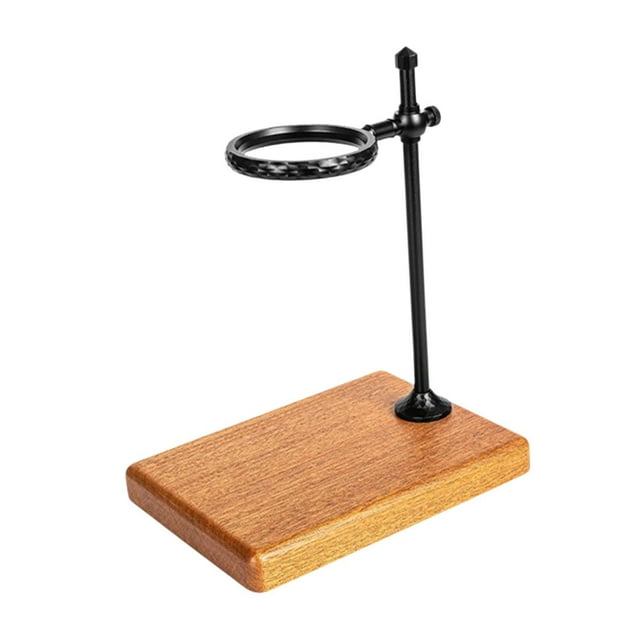Soporte de madera para goteros de café para amantes del café Negro