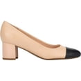 thumbnail image 2 of Evolve by Easy Spirit Womens Rainie Leather Pumps Beige 7 Wide (C,D,W), 2 of 5