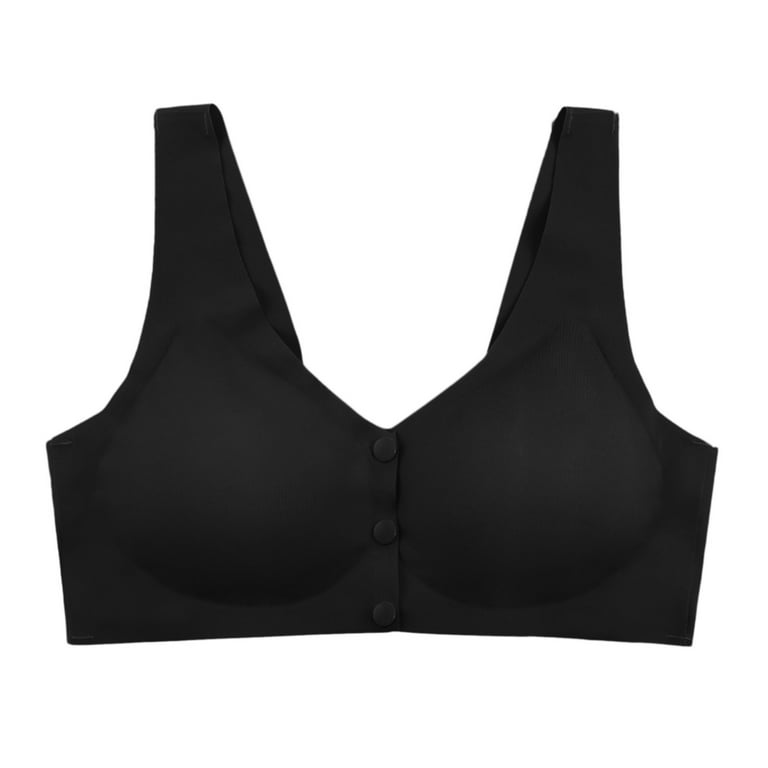 Underoutfit Bras for Women Full Coverage Push-Up Yoga Bra Solid