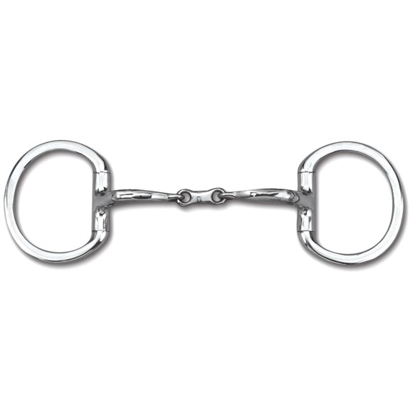 Myler Eggbutt Snaffle Bit - MB 10 French Link Mouthpiece - Stainless Steel - Level 1 Dressage Legal