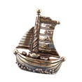 thumbnail image 4 of Fancyes Boat Miniature Figurine Desktop Ornament Brass Art Crafts Prosperity Sculpture Decorative Statue for Fireplace Entrance Shelf, 4 of 8