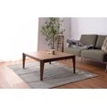 thumbnail image 2 of Kotatsu Heater Table, W30 x D30 x H15 Inches, Natural Walnut and Rubber Wood Table Material, Home and Living, Square Shape Table Top with Walnut Brown Color, 2 of 33