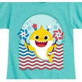 thumbnail image 3 of Baby Shark - American Flag - Girl's Fitted Short Sleeve Tee, 3 of 6