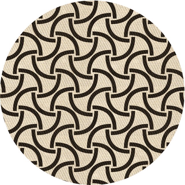 Ahgly Company Tapis d'Intérieur Lavable en Machine Carré Transitionnel Marron Chocolat, 3 Pieds Carré