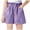 Purple, variant on Lovzfmll Toddler Girl's Shorts, Lightweight Active Casual Shorts, Summer Everyday Outfits for 3-4 Years