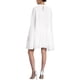 thumbnail image 3 of VESTIDOS DE CHIFFON INSPIRADORES CHIC PARA MUJERES, CON MANGA DE CAPA FLOJA Y PLEATADA, TALLA XL, BLANCO, 3 of 6