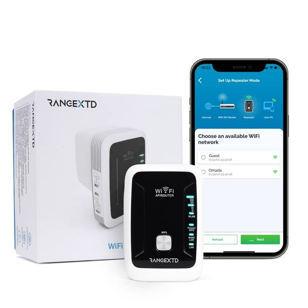 RangeXTD WiFi Extender Up To 300mbps 2.4GHz WiFi Booster, Router, and Wireless Access Point Removes Dead Zones Extends WiFi Signal - Walmart.com
