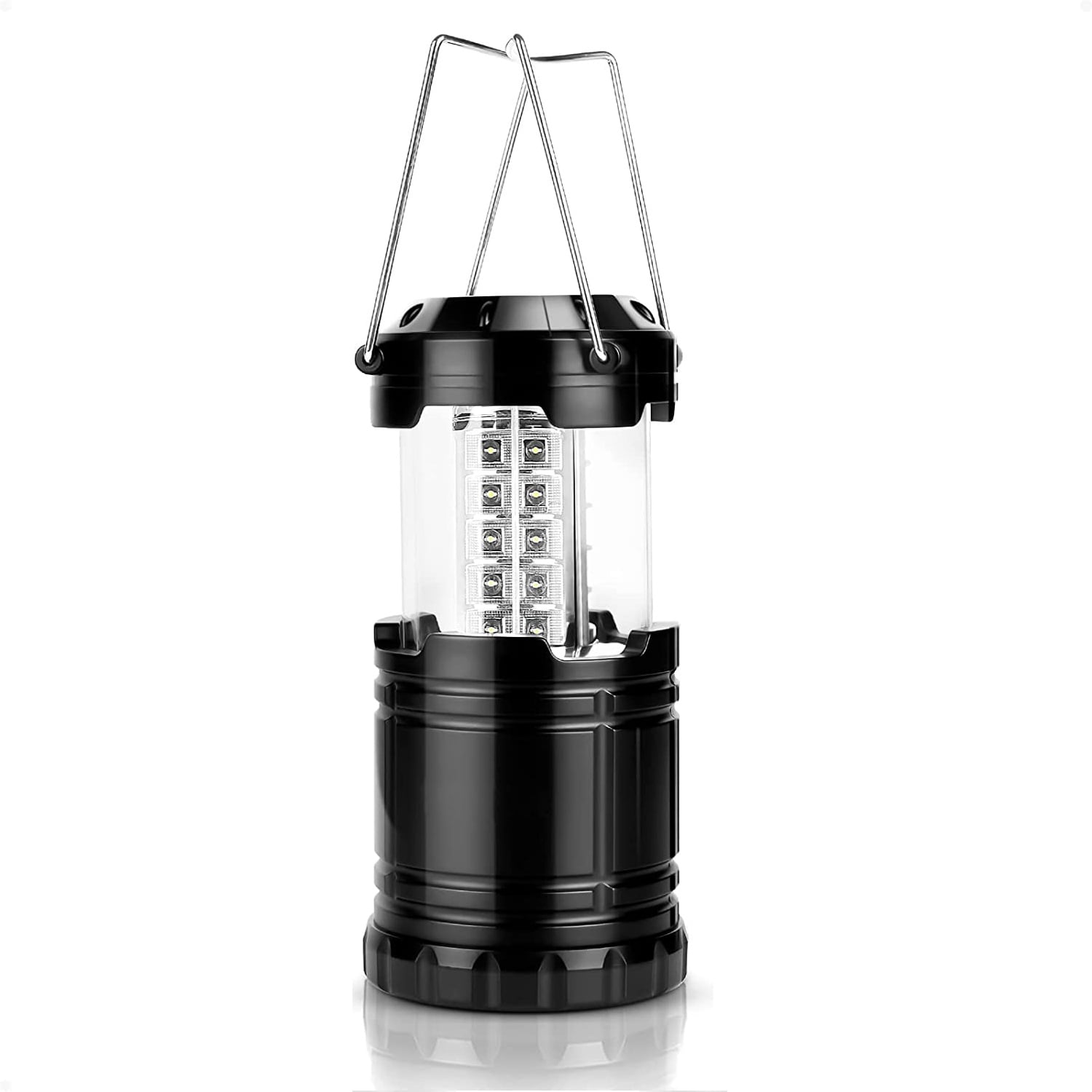 Portable LED Camping Lamp with Foldable Hook,Waterproof Lamp, Battery Powered Lamp, Portable