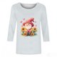 thumbnail image 2 of TaTaai Fashion Women's Day Printed Loose Casual Round Neck Three Quarter Sleeves 3/4 Sleeves T-shirt Pullover Top Gift, 2 of 5