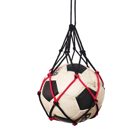 ZPAQI Sport Nylons Net Basketball Bag Football Kick Trainer Soccer Kick Meshs Bag